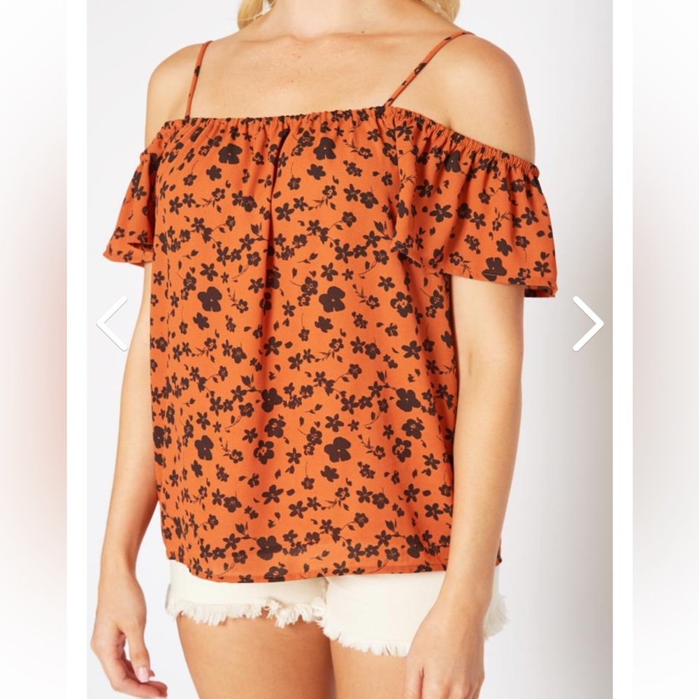 PLEIONE - By Anthropologie - Off Shoulder Blouse - Size Small